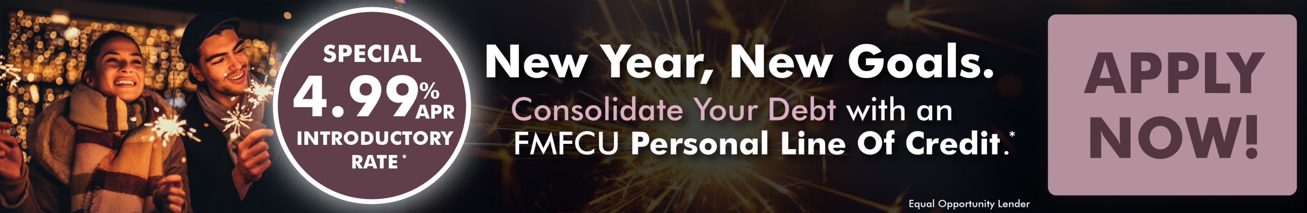 New Year, New Goals. FMFCU Personal Line of Credit