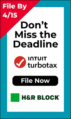 Don't Miss the Deadline | TurboTax and H&R Block