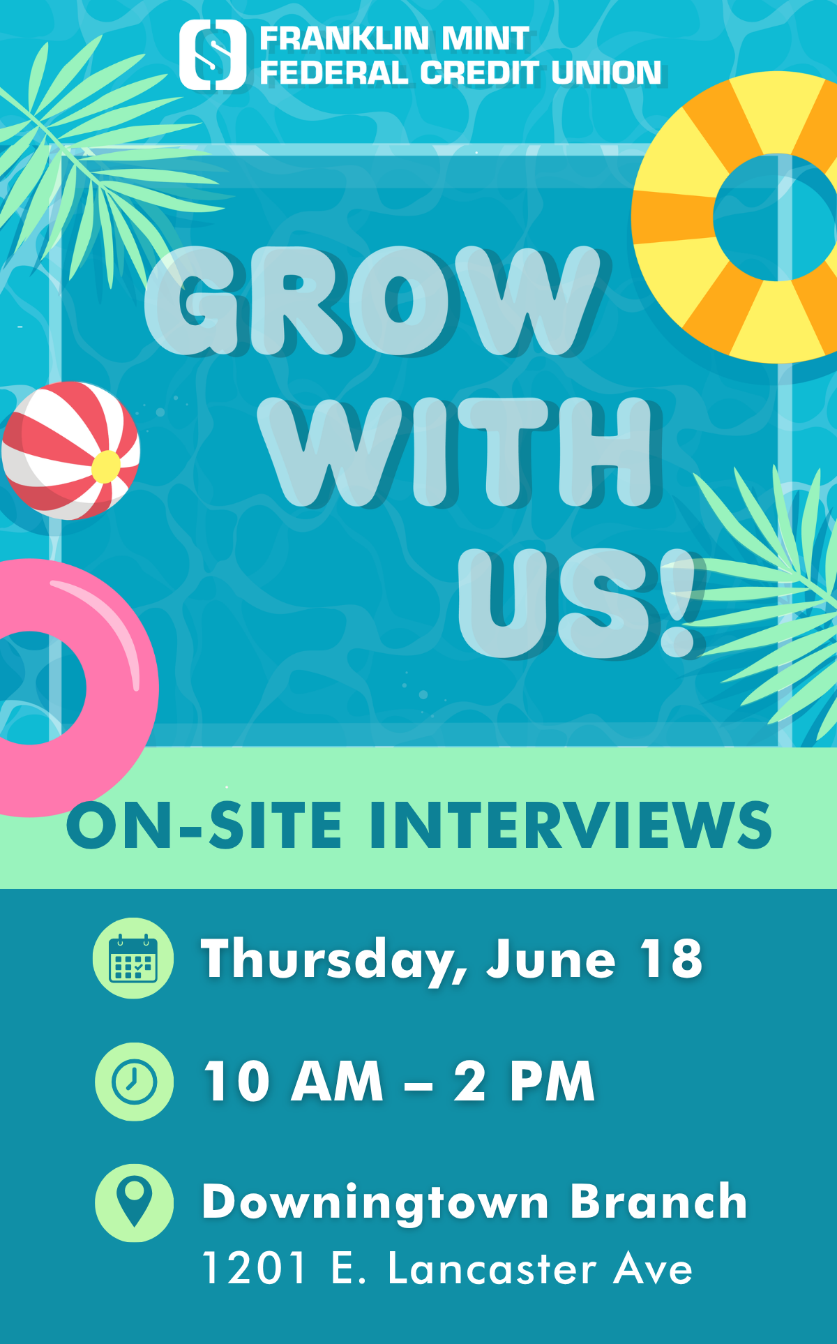 Grow with us! On-Site Interviews