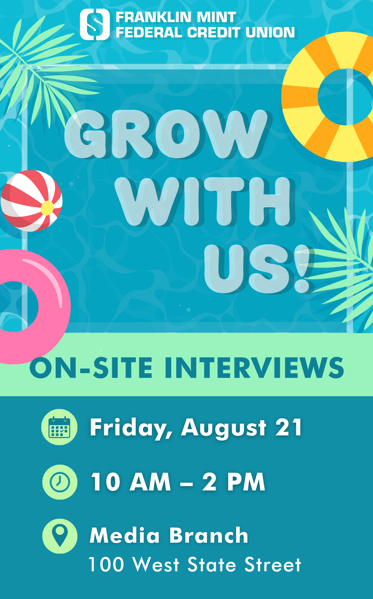 Grow with us! On-Site Interviews